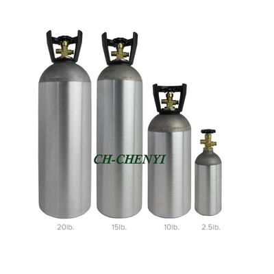 Aquarium-Aluminium-CO2-Zylinder mit CGA320-Ventil für Biergetränkefässer